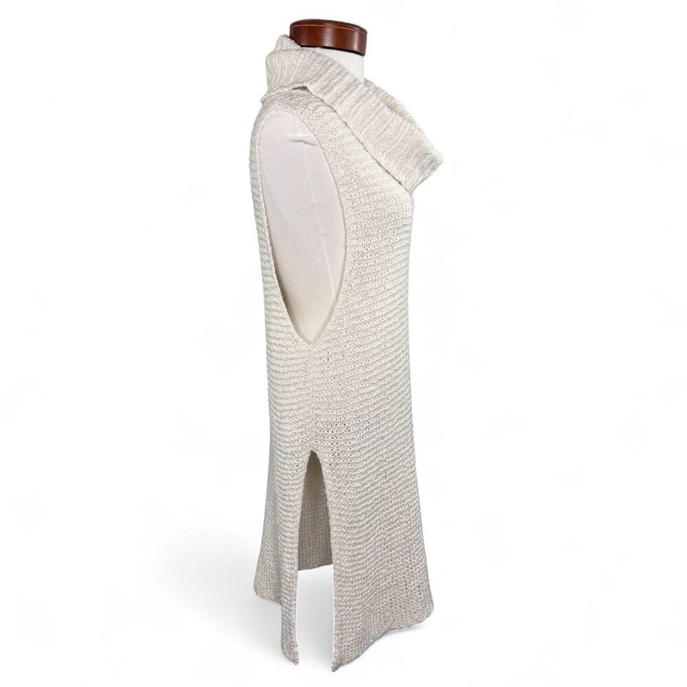 Free People Knit Sweater Tunic Dress S Boho Cozycore Minimalist Fall Layering - Picture 7 of 12
